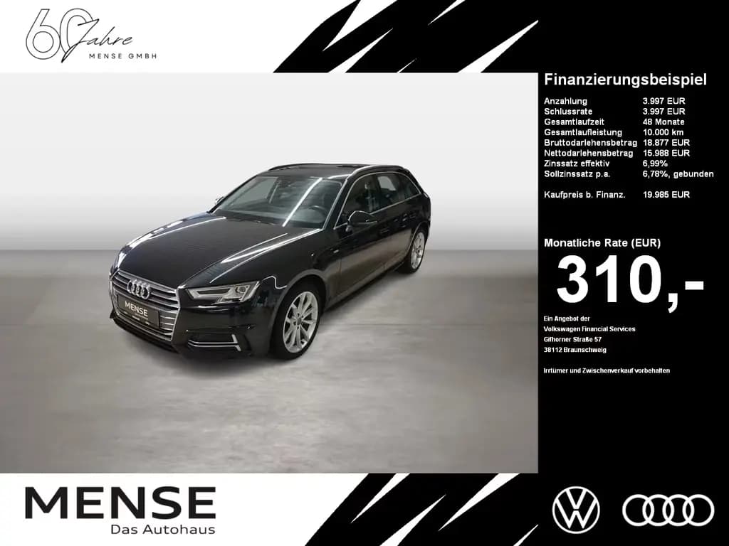 Main__Slider__Photo:Audi A4 Avant sport 2018 LED Navi Alcant. KlimaA PDC 12/2018-0