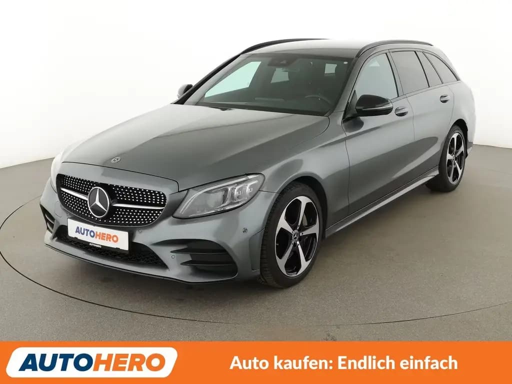 Main__Slider__Photo:Mercedes-Benz C 300 C-Klasse C 300 d T 4Matic AMG Line Aut.*NAVI*LED 07/2019-0