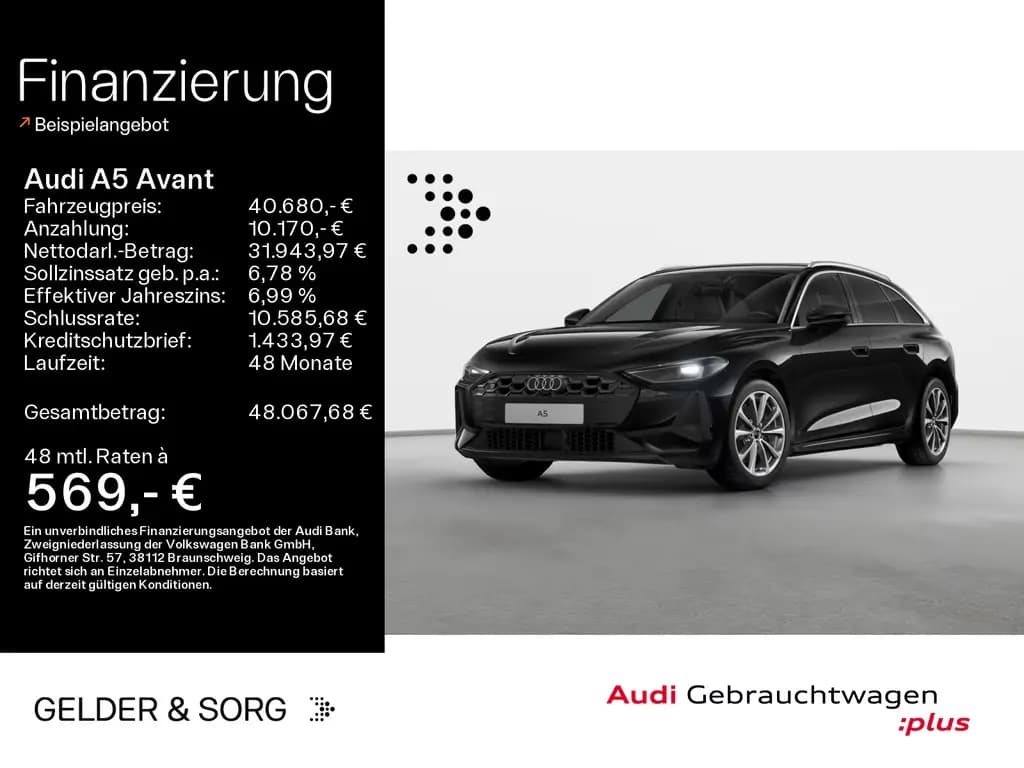 Main__Slider__Photo:Audi A5 Avant TFSI quattro Business*LED*RFK*AHK*ACC 08/2025-0