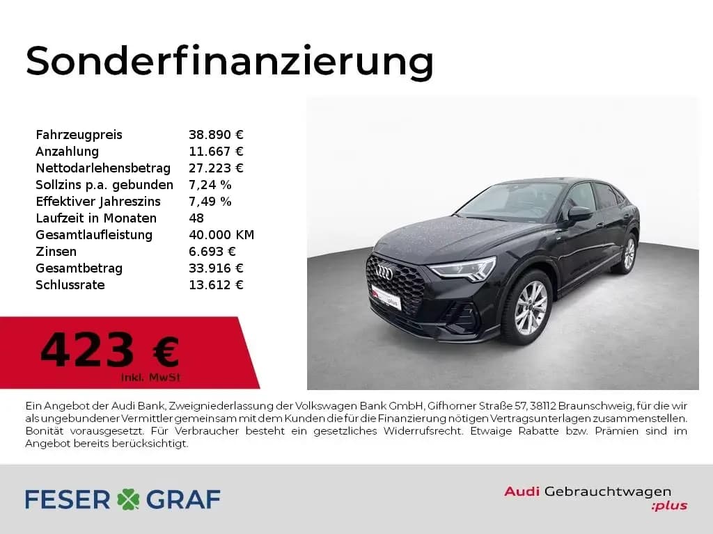 Main__Slider__Photo:Audi Q3 Sportback 35 TFSI S tronic - S line - AHK - 07/2025-0