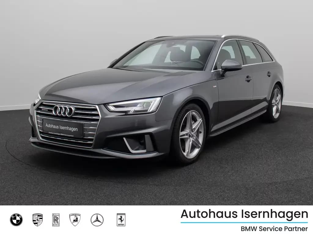 Main__Slider__Photo:Audi A4 quattro SLine Kamera DAB Massage Panorama 18" 01/2019-0