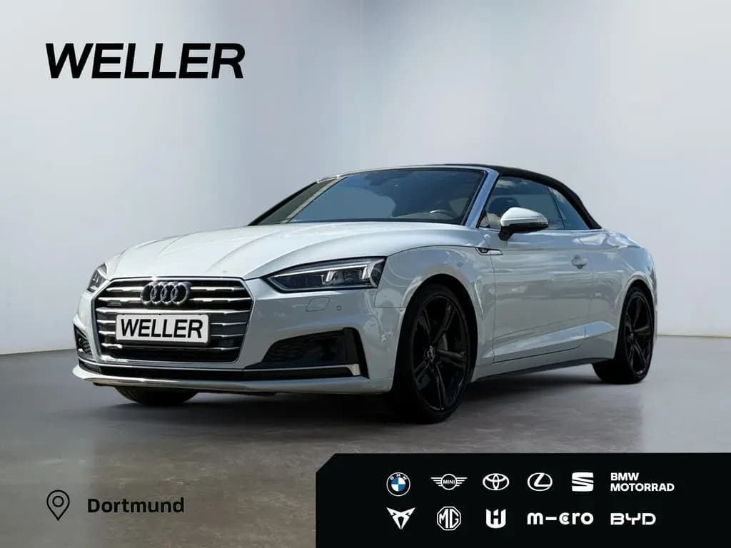Main__Slider__Photo:Audi A5 Cabriolet 2.0 TFSI quattro *SHZ*PDC*LED* 07/2018-0