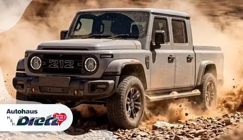 Main__Slider__Photo:BAW 212 Pick Up - CarPlay*360° *Bestellfahrzeug* null-0