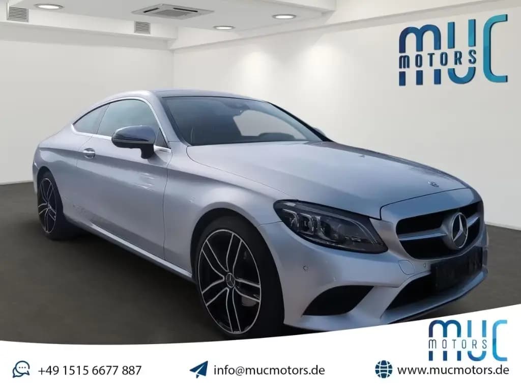 Main__Slider__Photo:Mercedes-Benz C 220 d Coupe 9G-TRONIC Ambiente Burmester Pano 10/2020-0