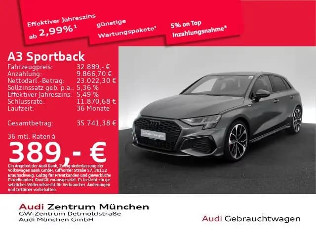 Main__Slider__Photo:Audi A3 Sportback 35 TFSI S tronic S line Pano/Virtua 03/2023-0