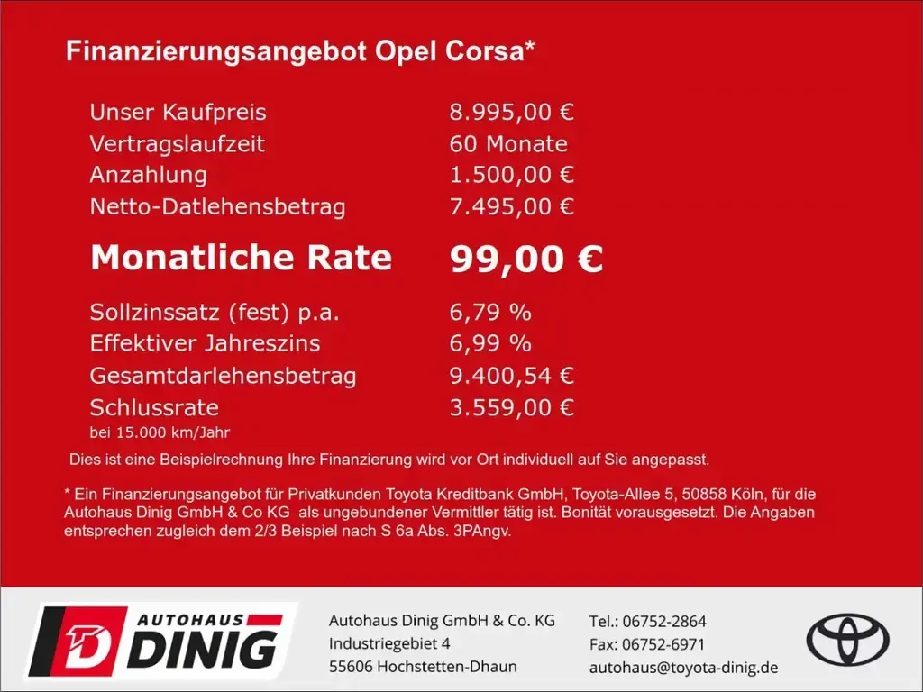 Main__Slider__Photo:Opel Corsa E ON ecoFlex Rückfahrkam. Temp PDCv+h SHZ 02/2018-1