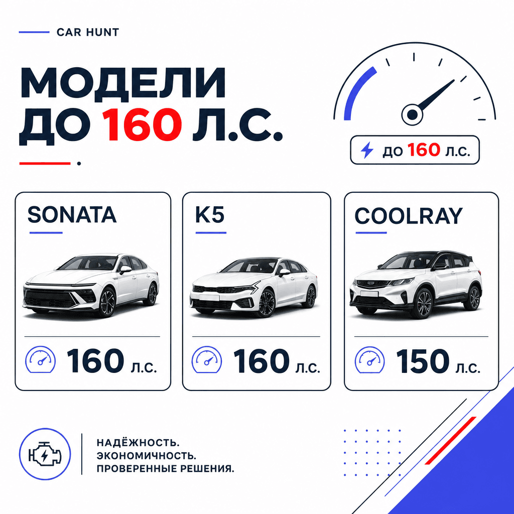 Проходные авто до 160 л.с. под льготный утильсбор