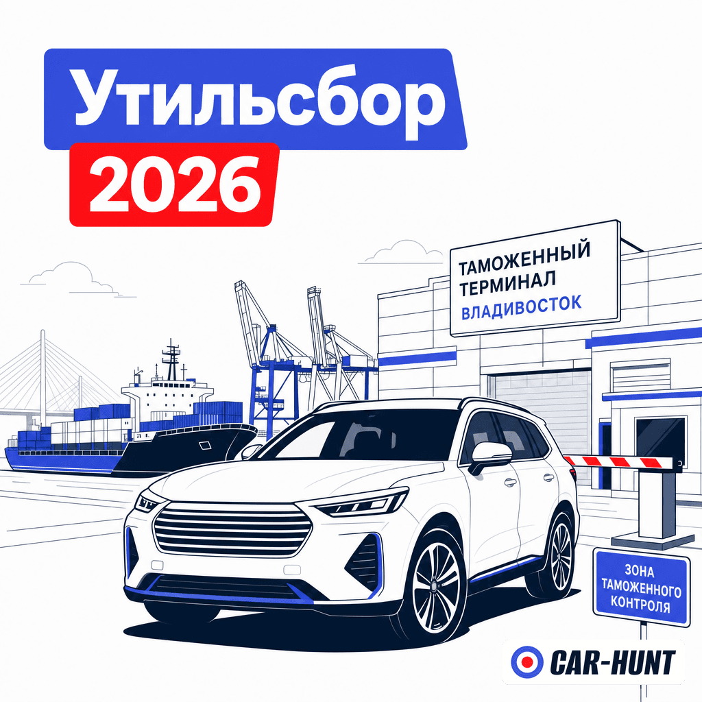 Утильсбор 2026: ставки для физлиц, льгота до 160 л.с., таблицы коэффициентов по мощности, формула и примеры. Рассчитайте платёж на калькуляторе Car Hunt.-0