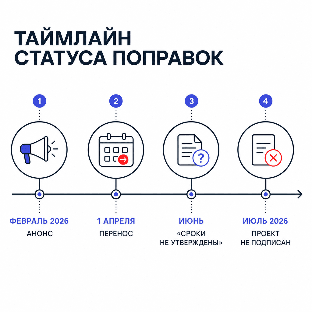 Статус поправок по утильсбору на авто из ЕАЭС в 2026 году
