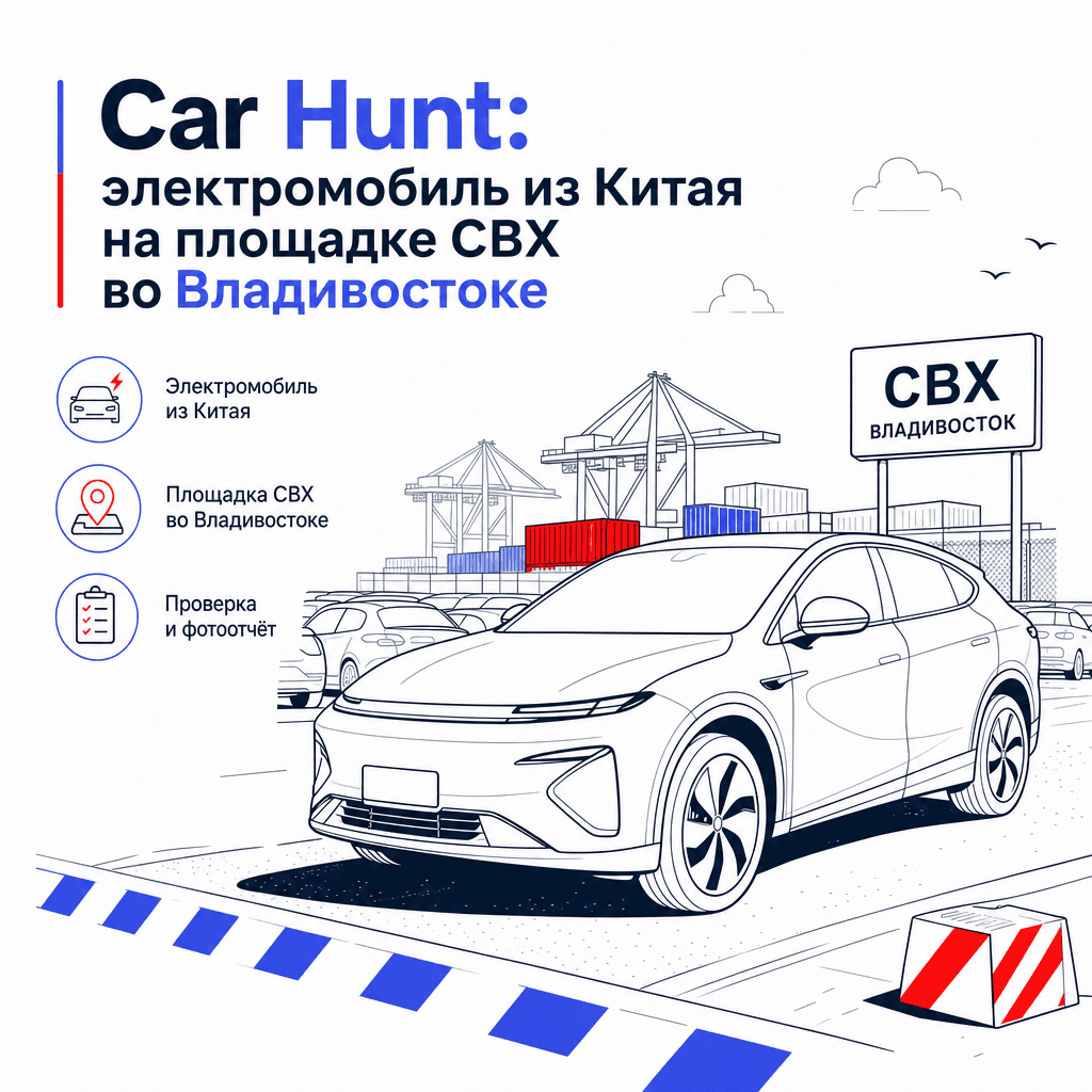 Электромобиль из Китая на площадке Car Hunt во Владивостоке