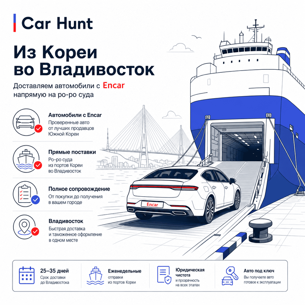 Авто из Кореи — доставка и проходной сегмент до 160 л.с.