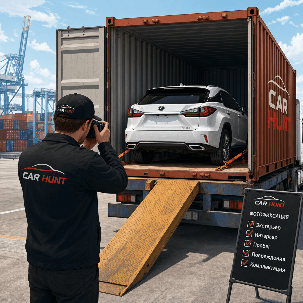 Car Hunt: погрузка авто из Владивостока с фотоотчётом и страховкой