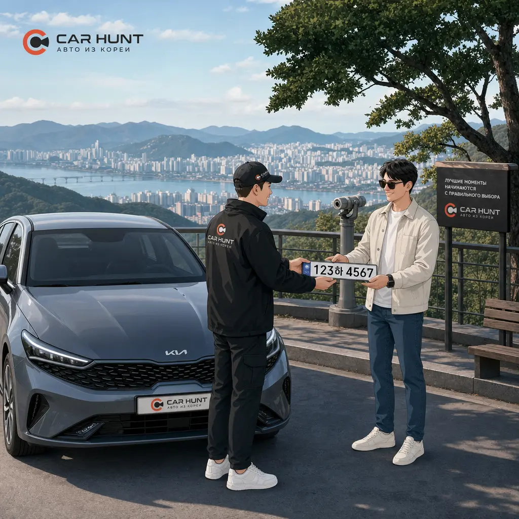 Авто из Кореи от Car Hunt готово к постановке на учёт