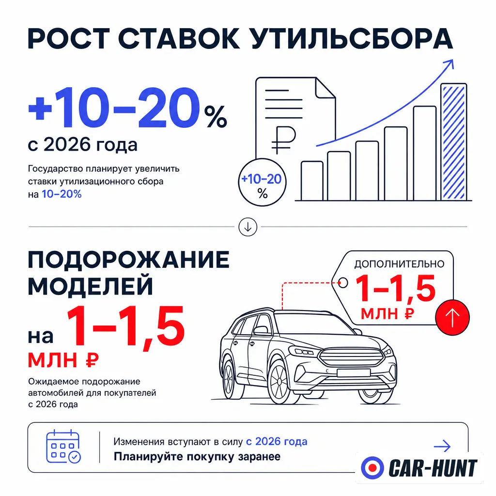 Как выросли ставки утилизационного сбора в 2026 году