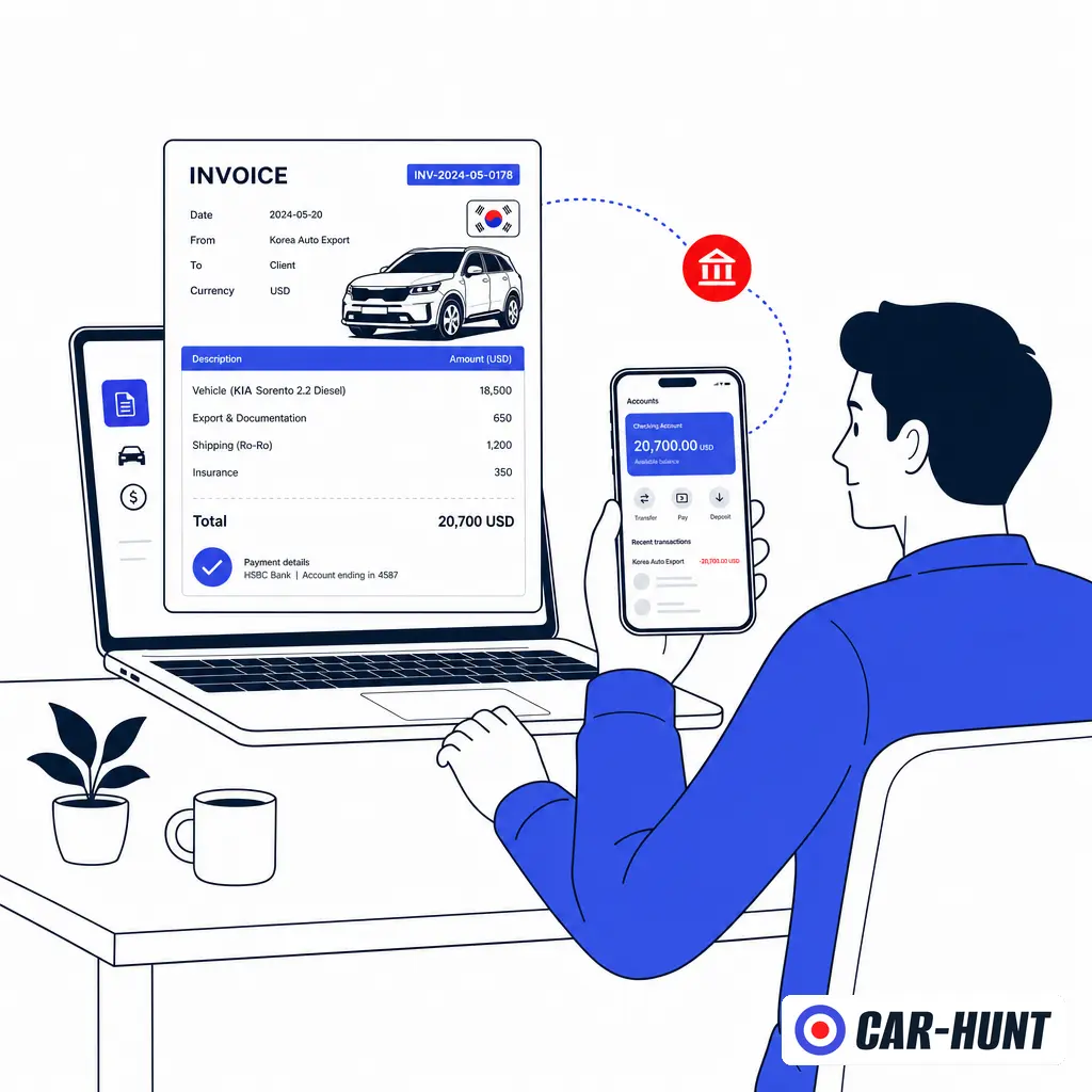 Как оплатить авто из Кореи и Китая в 2026: SWIFT-перевод, платёжные агенты, воны и юани, USDT и его риски. Сравнение по срокам, комиссиям и легальности + безопасная схема.-0