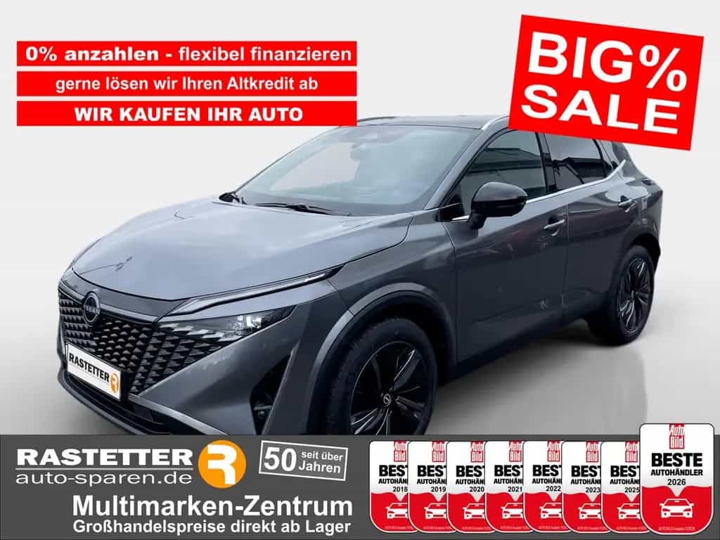 Nissan Qashqai tekna Leder+Pano+ProPILOT+Bose+19Z+HUD+M 03/2026-photo-0