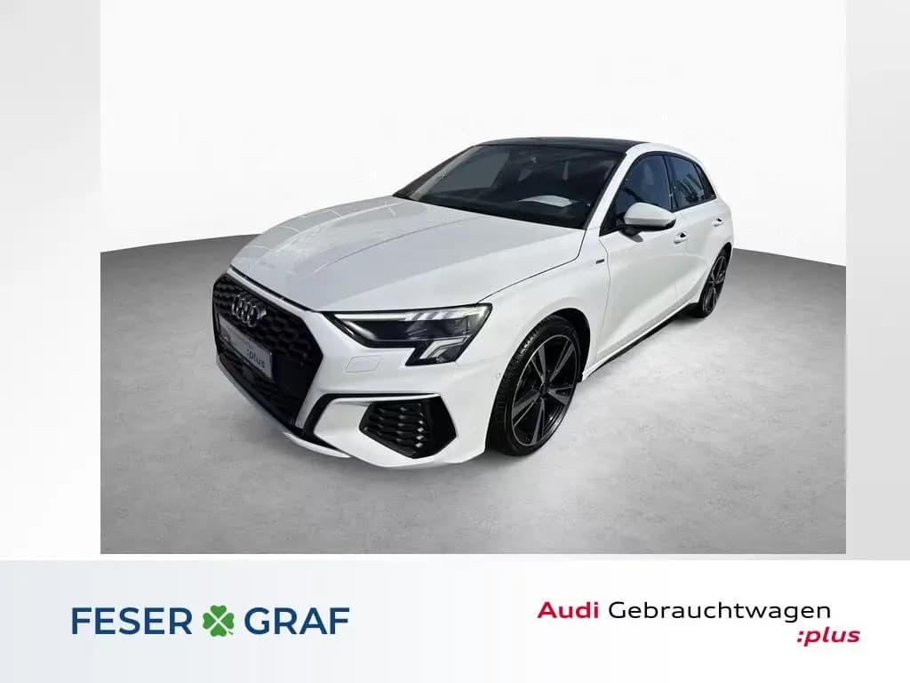 Main__Slider__Photo:Audi A3 Sportback 35 TFSI S tr. S line-Pano-ACC-LED-N 06/2024-0