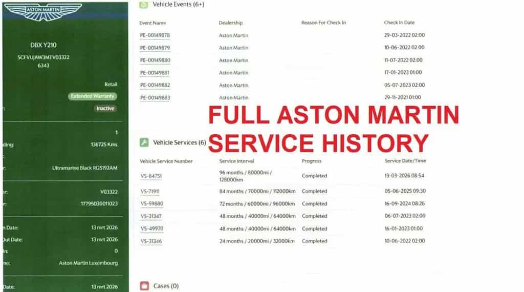 Aston Martin DBX 1 OWNER*14m ASTON WARRANTY*FULL SERVICE BOOK 07/2021-photo-46