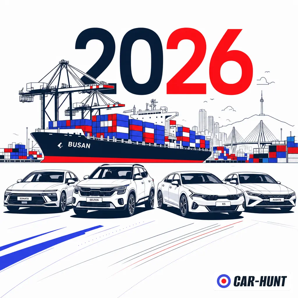 Топ авто из Кореи 2026 по сегментам: какие модели проходят под льготный утильсбор 5 200 ₽, а какие вылетают в коммерческий. Таблица мощностей и вердиктов.-0