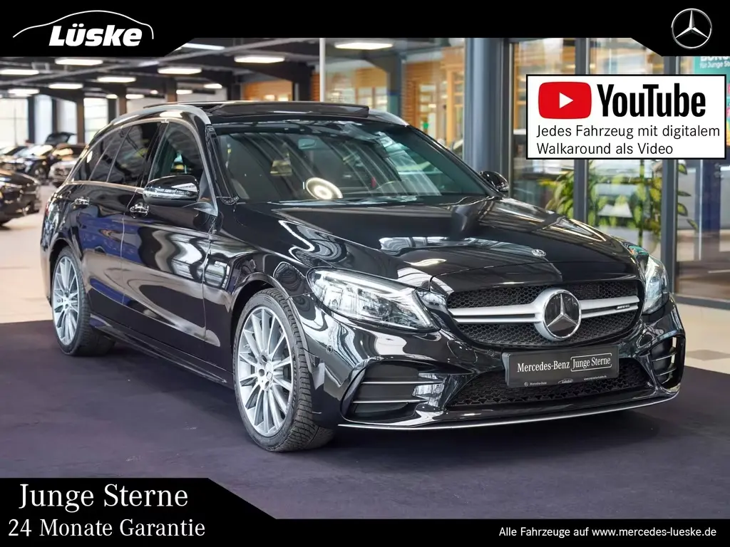 Main__Slider__Photo:Mercedes-Benz C-Class 43 AMG T 4M Distronic Panoramadach AHK KEYLESS 01/2021-0