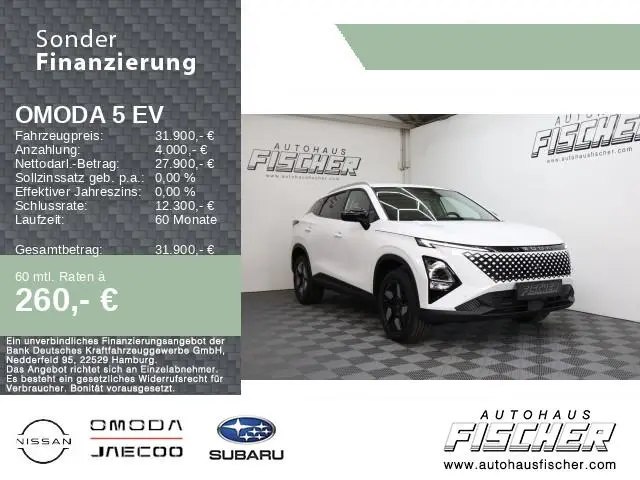 Main__Slider__Photo:OMODA 5 EV 5 1.5 HEV Exclusive Sitzheizung Schiebedach 360° 04/2026-0
