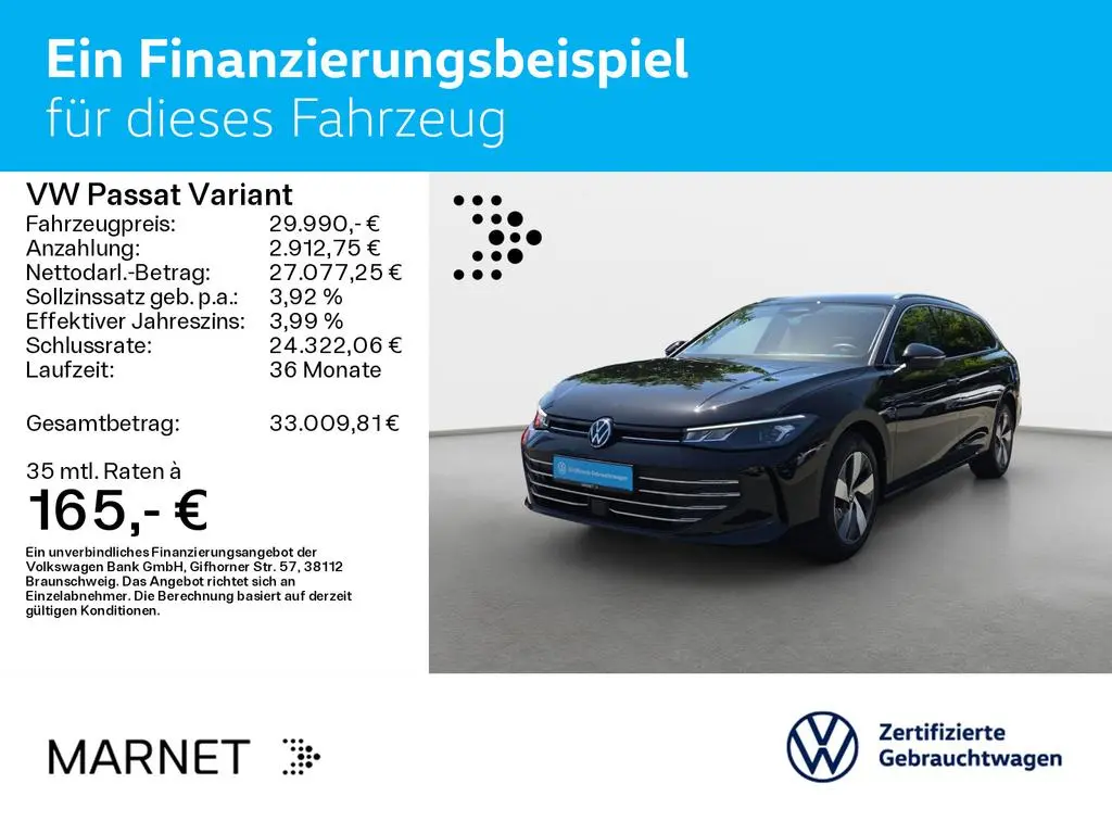 Main__Slider__Photo:Volkswagen Passat Variant 1.5 eTSI Business DSG *Navi*AHK*I 09/2025-1